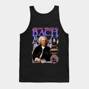 BACH RAP TEE Johann Sebastian Bach Cool Vintage Retro 90's Graphic Classical Composer Band T-Shirt Tank Top